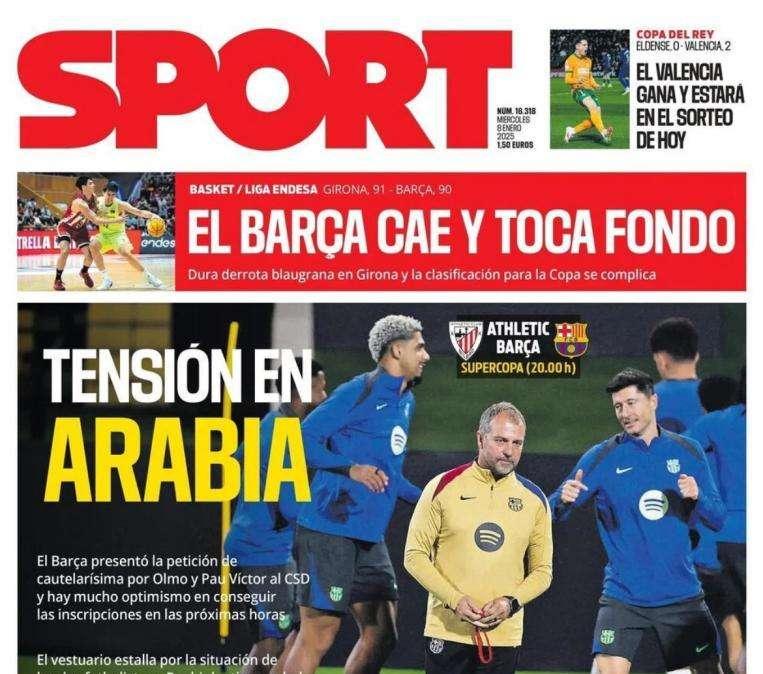 Sport: "Tensión en Arabia"