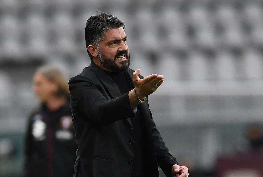 El Valencia lleva cuatro partidos sin ganar, pero el puesto de Gattuso no peligra