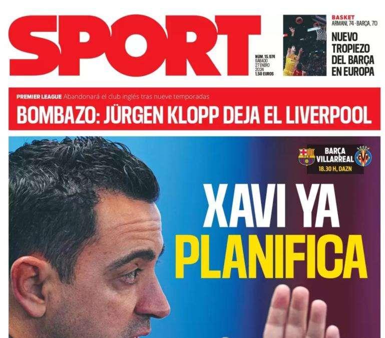 Sport: "Xavi ya planifica"