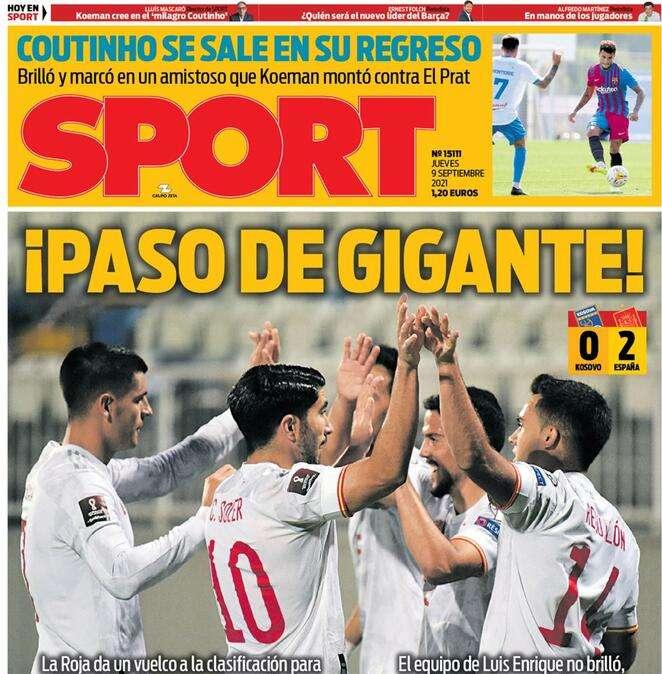 Sport: "Paso de gigante"