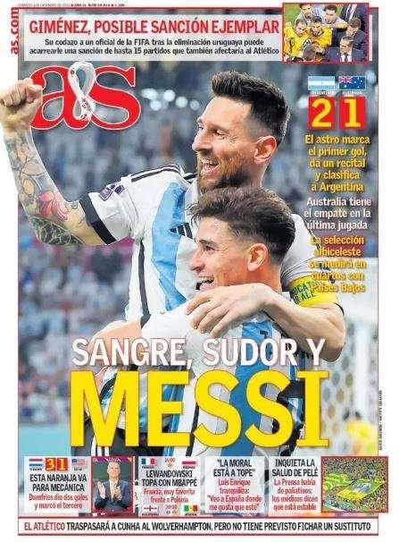 As: "Sangre, sudor y Messi"