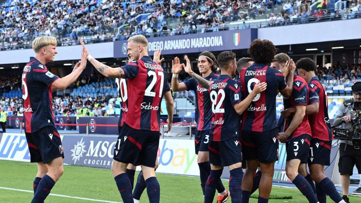 Serie A - Bologna avanti per 2-0 a Napoli all'intervallo