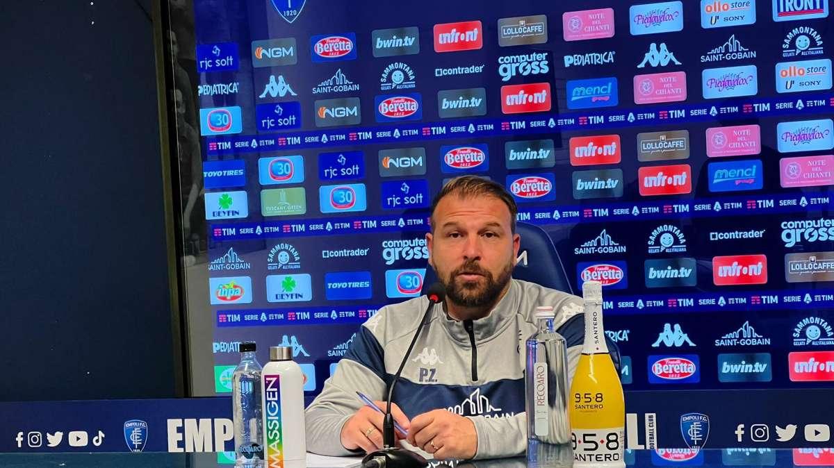 Empoli, Zanetti: "Rammaricato per il pareggio ma orgoglioso per la prestazione contro una squadra forte"