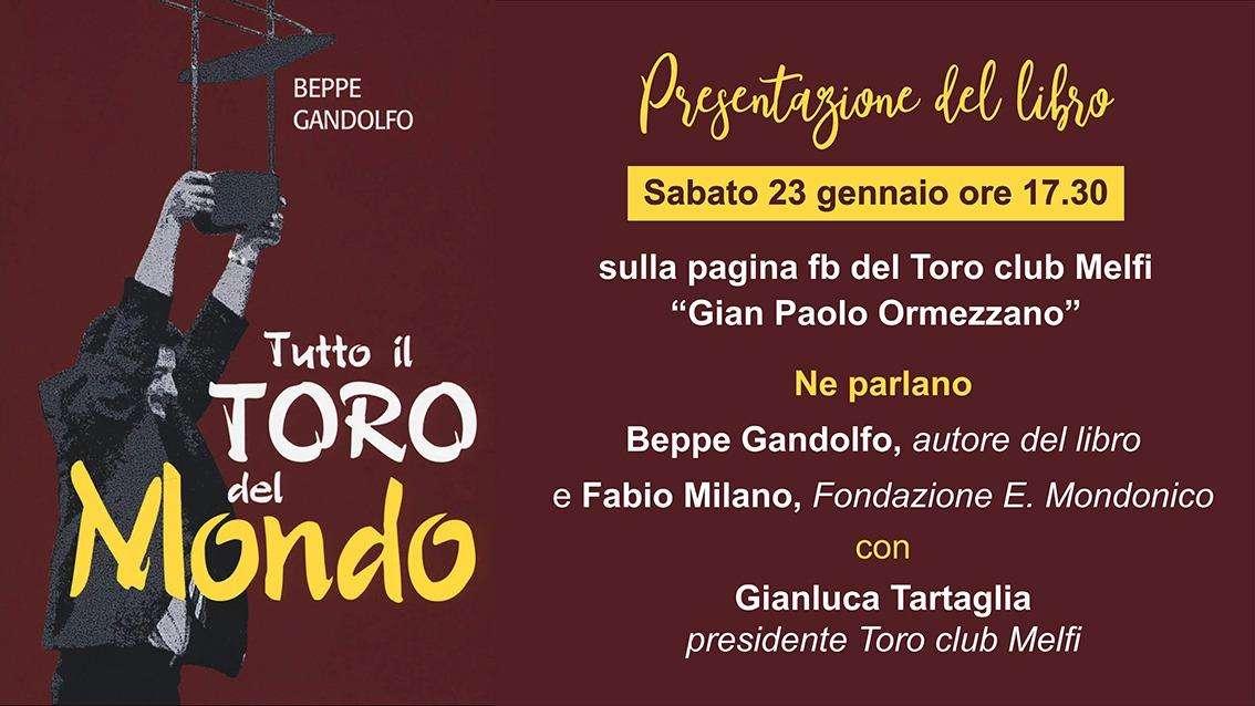 TC Melfi, presentazione on line del libro "Tutto il Toro del Mondo"