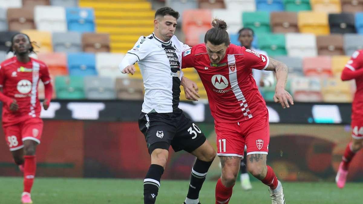 Serie A - Juventus a sorpresa sotto all'intervallo contro l'Udinese