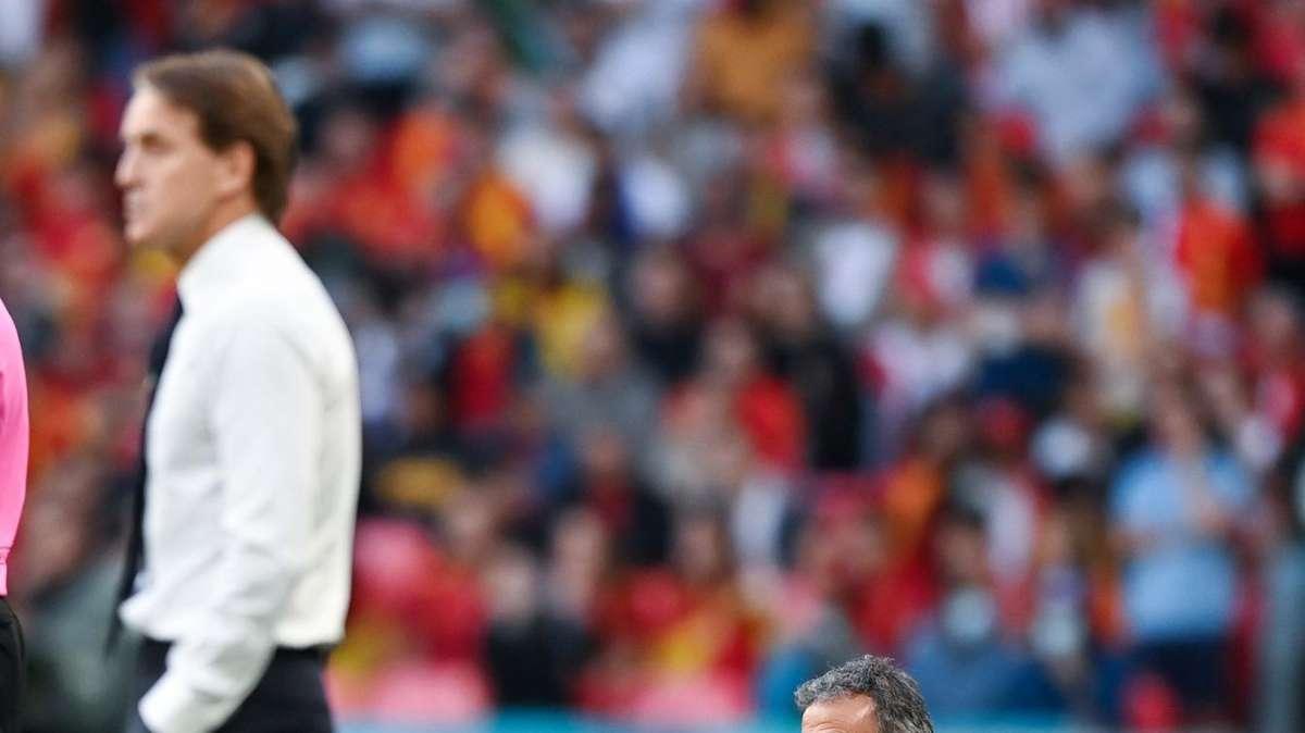 Verso Italia-Inghilterra, Mancini conferma l'undici contro la Spagna 