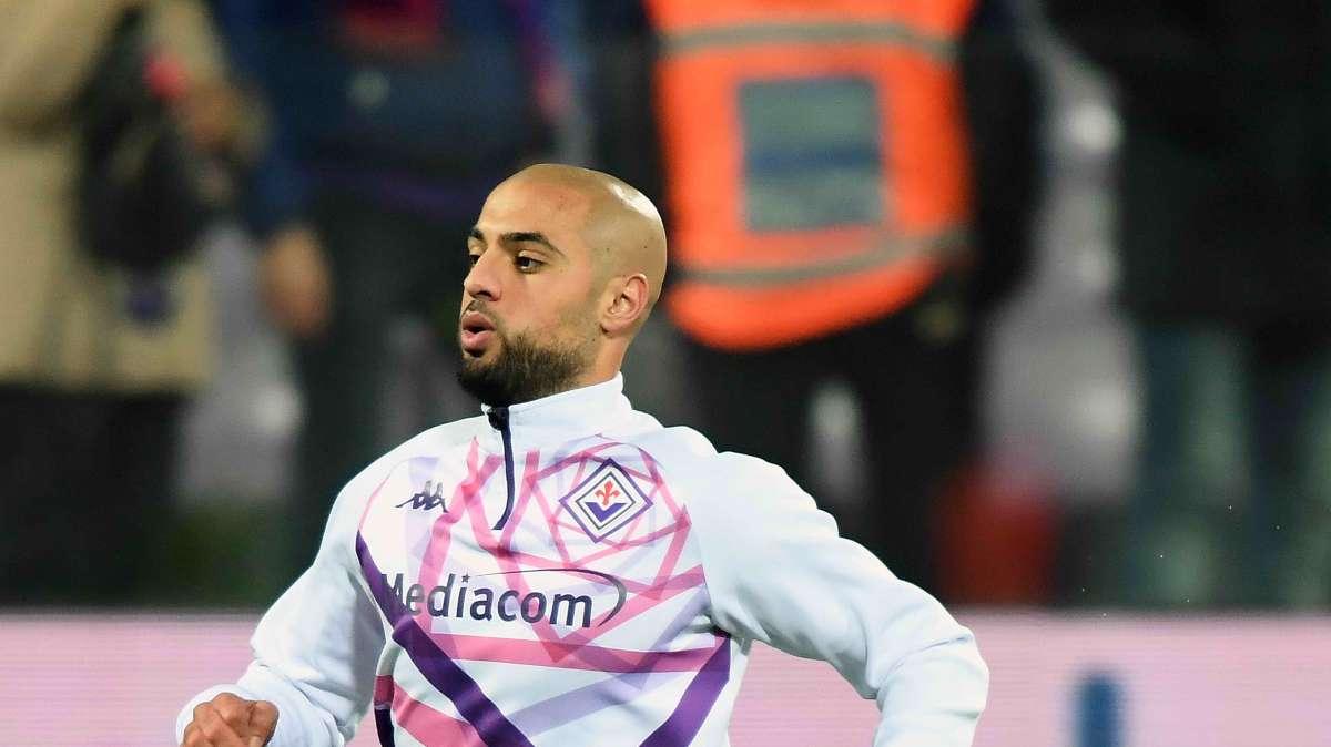 Fiorentina, rottura del setto nasale per Amrabat 