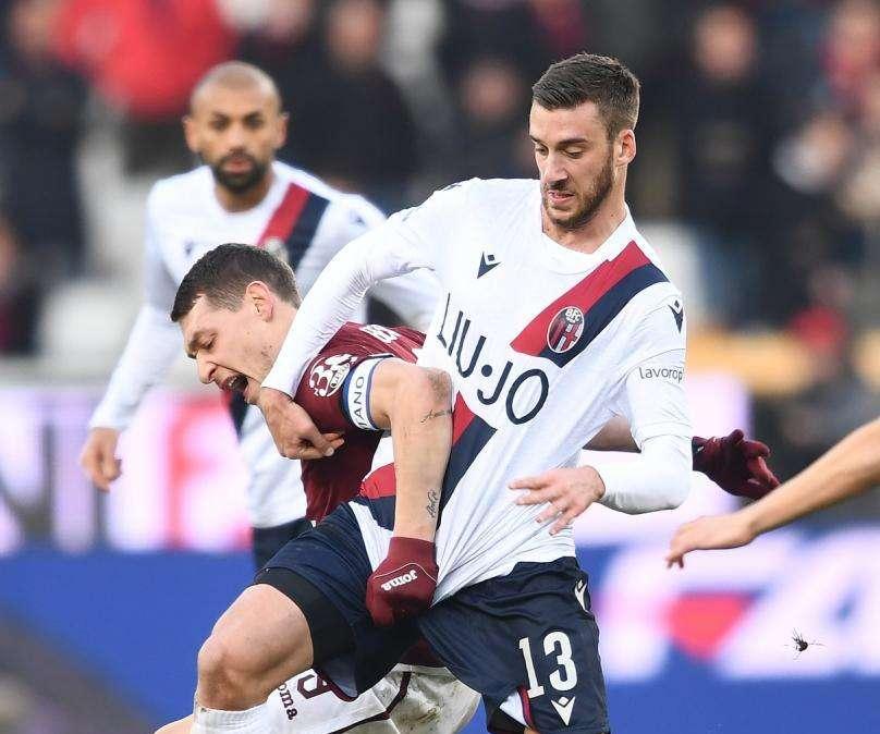 Il confronto delle pagelle di Belotti con il Bologna