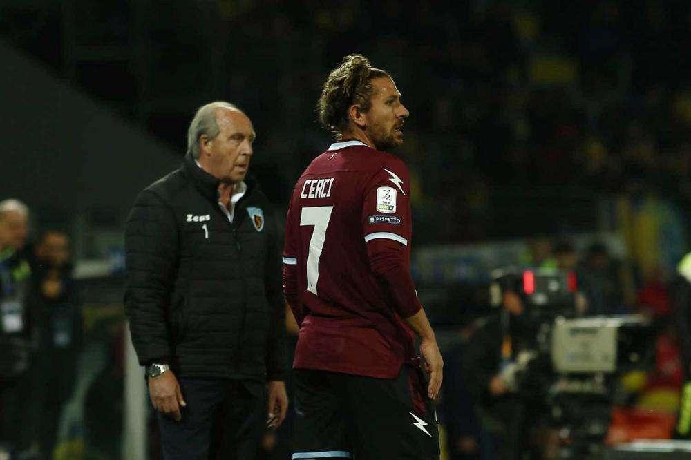 Cerci, prima ok da titolare con la Salernitana di Ventura