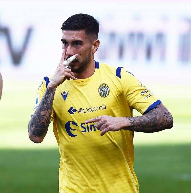 Mattia Zaccagni, del Verona, positivo al Coronavirus