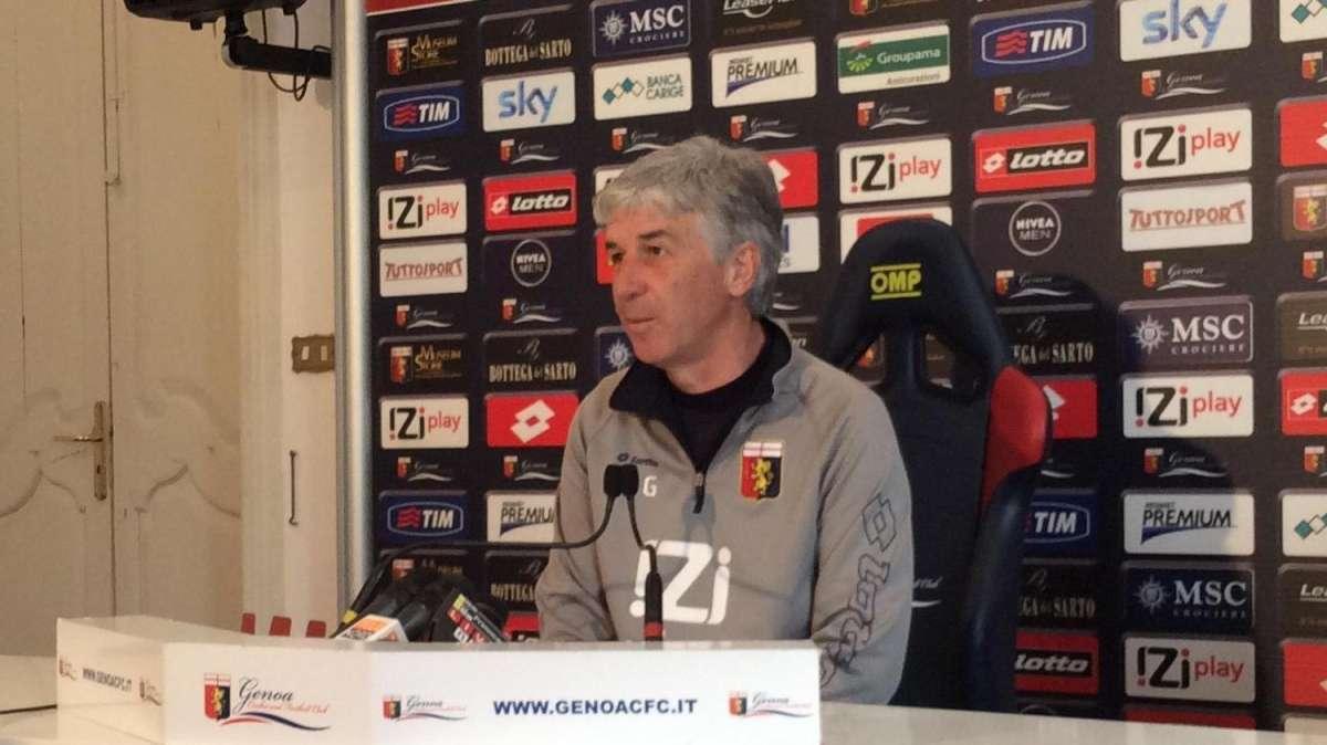Genoa, Gasperini in conferenza stampa alle 13.30