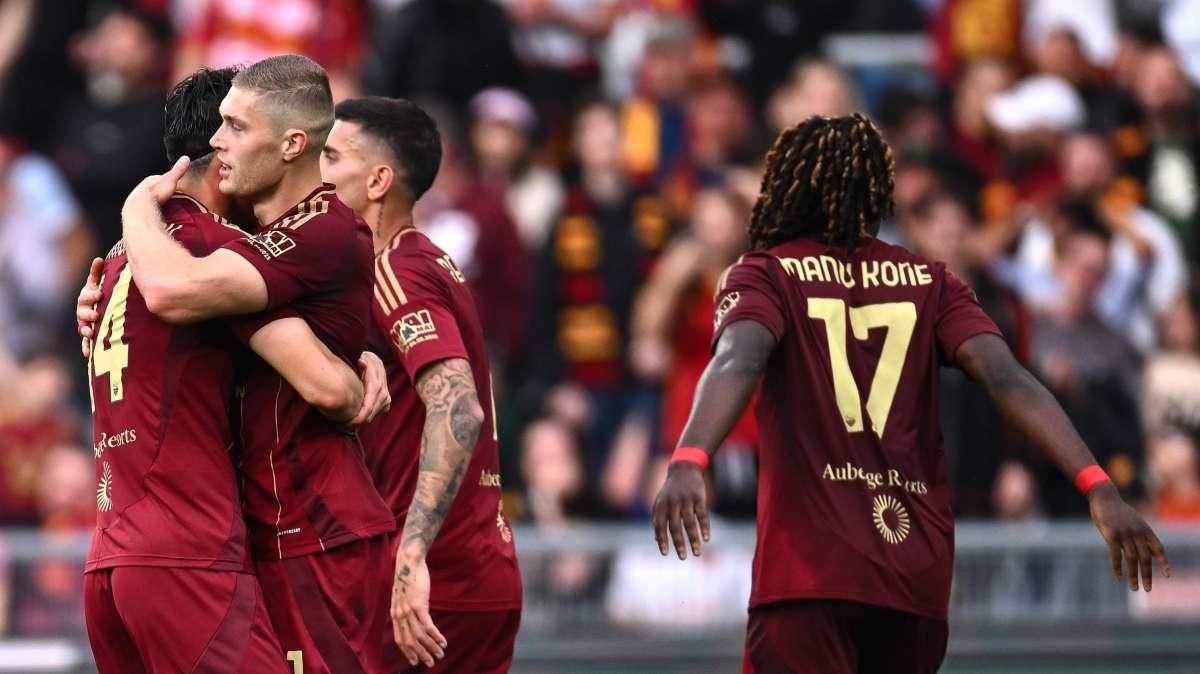 Serie A: Roma avanti sul Verona all'intervallo. Parità tra Pisa e Fiorentina