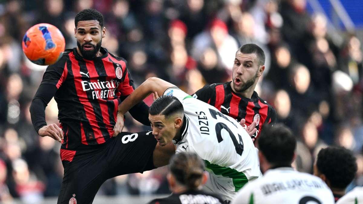 Milan-Sassuolo 2-2. Milan in testa ma può essere ripreso 