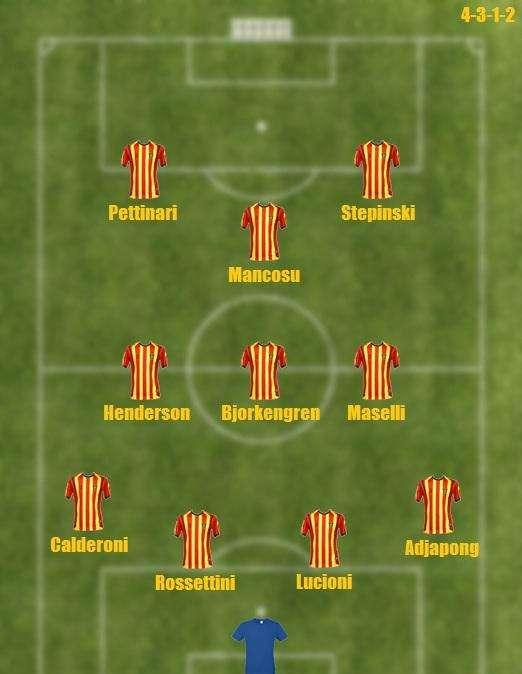 Probabile formazione Lecce - Tante riserve per Corini