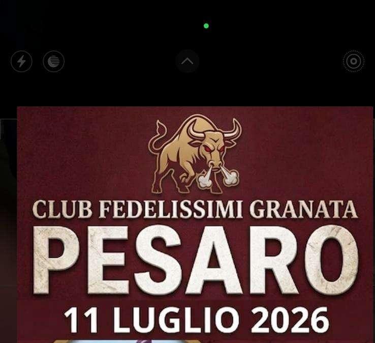 Il Raduno Granata a Pesaro quest’anno si terrà l’11 luglio