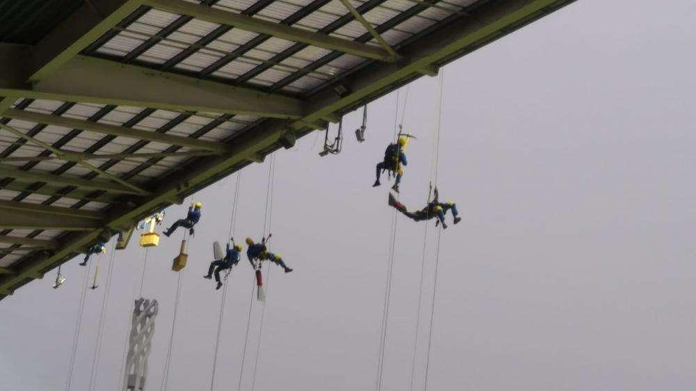 Esibizione di Edilizia Acrobatica. Le foto