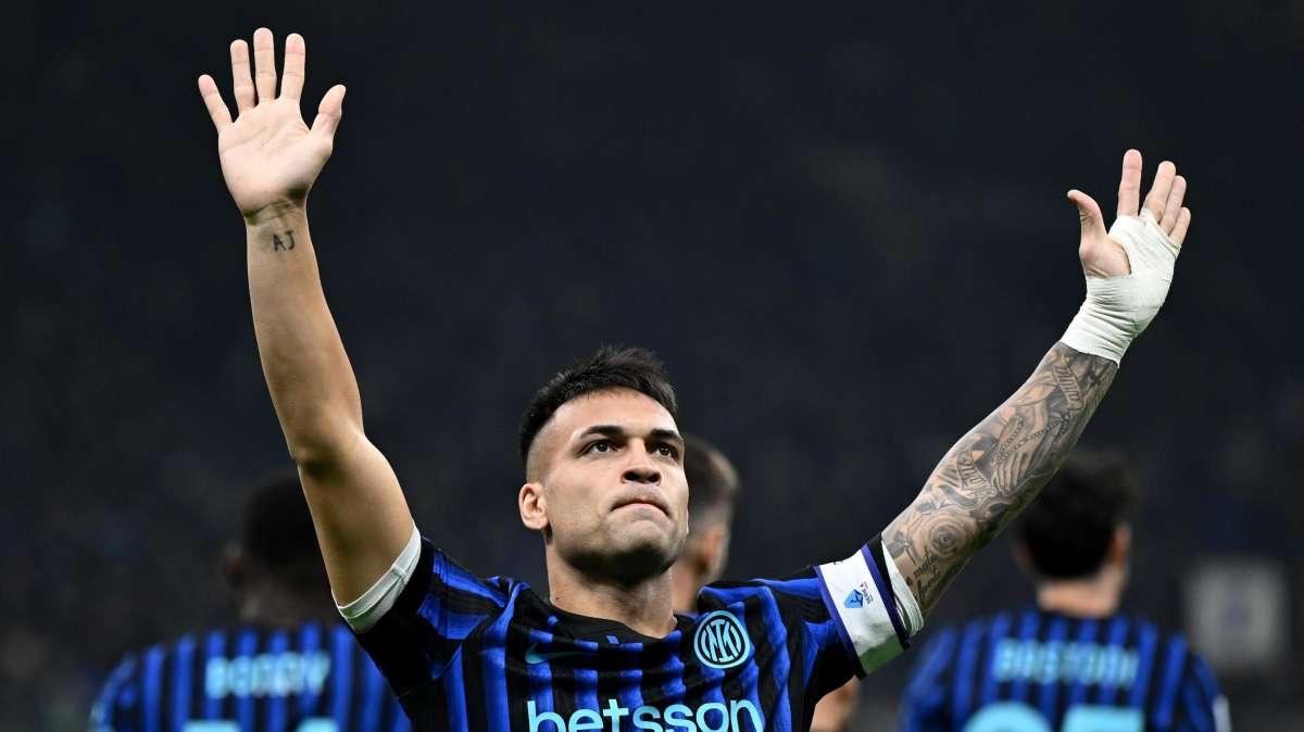 Serie A: Inter avanti sulla Lazio all'intervallo grazie a Lautaro Martinez 