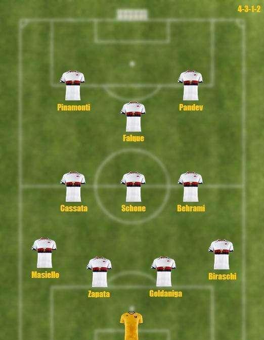 Probabile formazione Genoa - Tre i dubbi per il tecnico Nicola