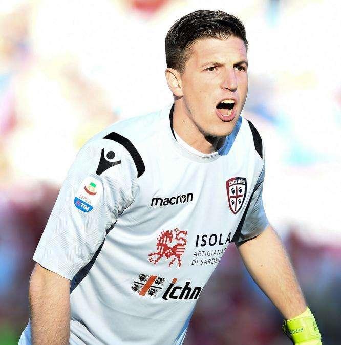 Cagliari, tegola per Cragno. Fuori quattro mesi 
