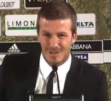 Beckham resta al Milan fino a giugno 