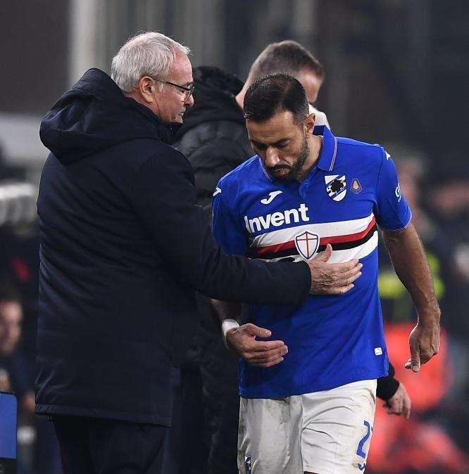 Sampdoria, i convocati di Ranieri. Quagliarella c'è  