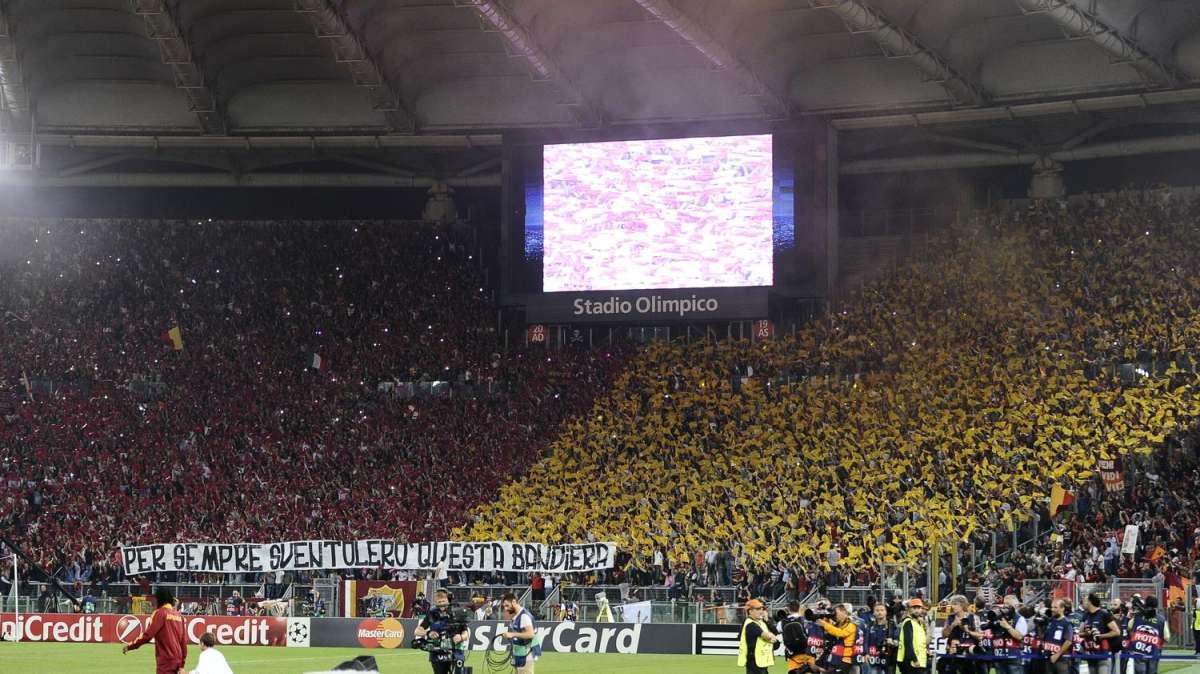 Roma-Torino, affluenza minima stagionale all'Olimpico