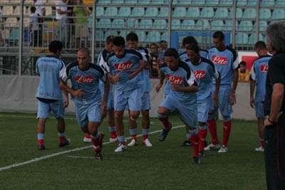 Napoli, allenamento mattutino 