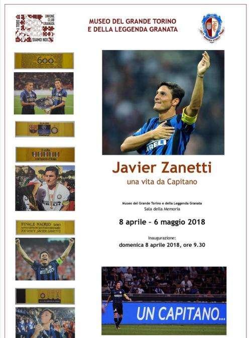 Museo del Toro, inaugurazione mostra Javier Zanetti "Una vita da Capitano"