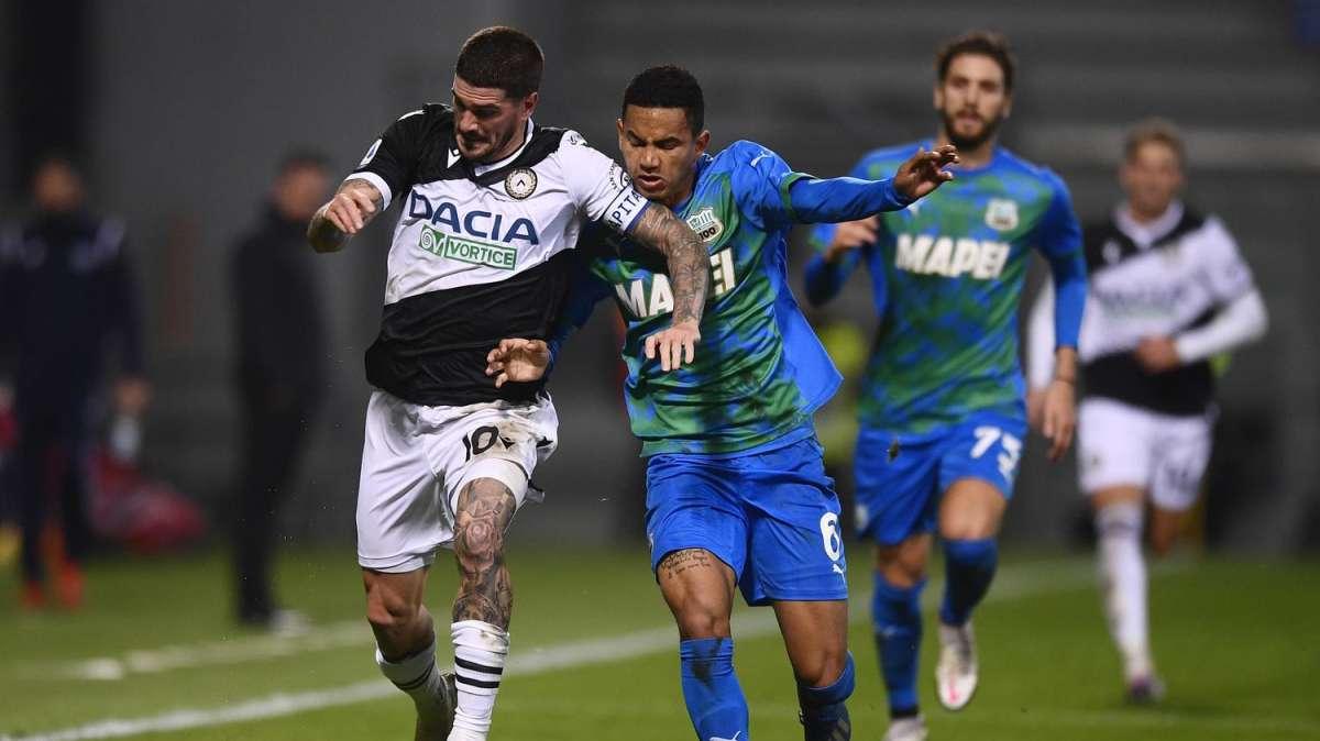 Serie A, 0-0 tra Sassuolo e Udinese: i friulani agganciano il Toro