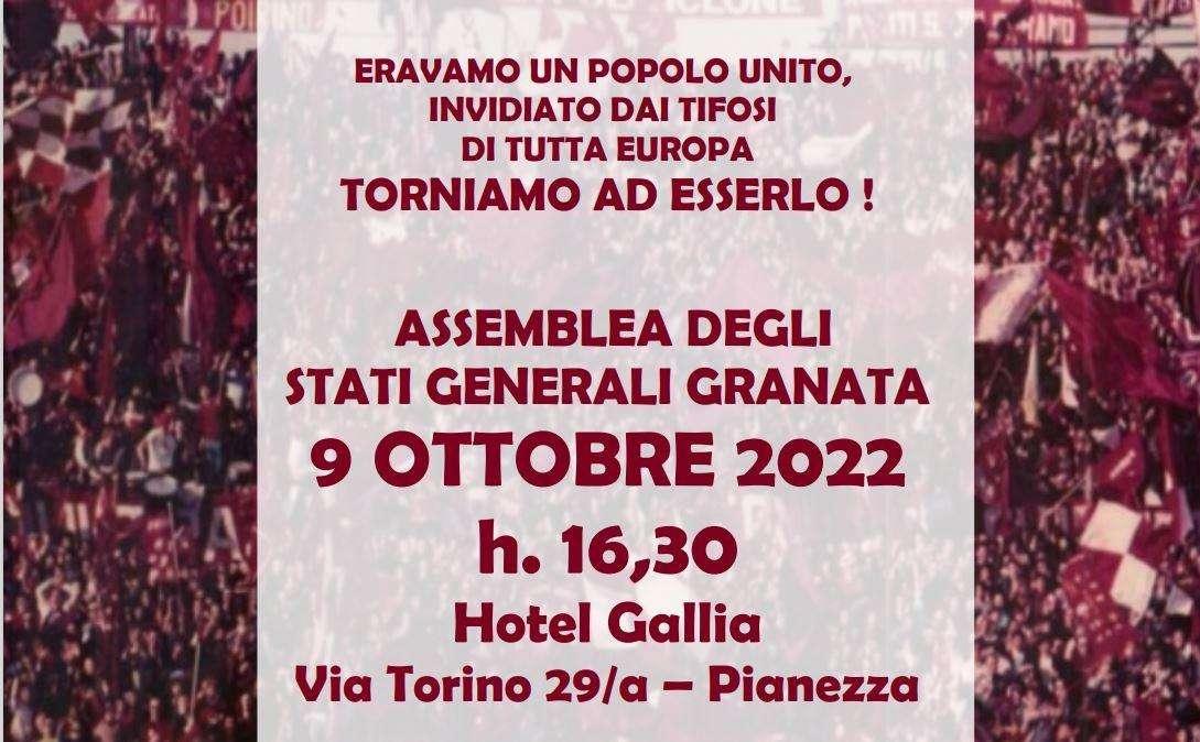 Stati Generali Granata, oggi l’adunata per cambiare il Toro