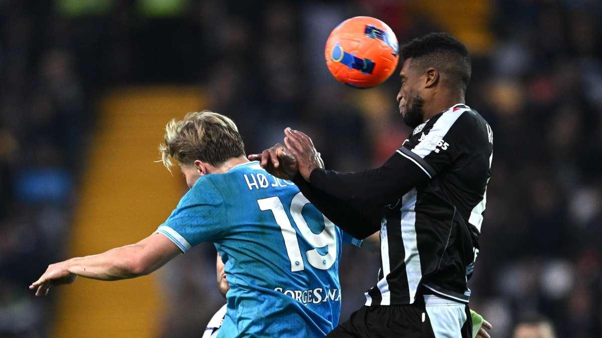 Serie A - Udinese avanti 1-0 all'intervallo