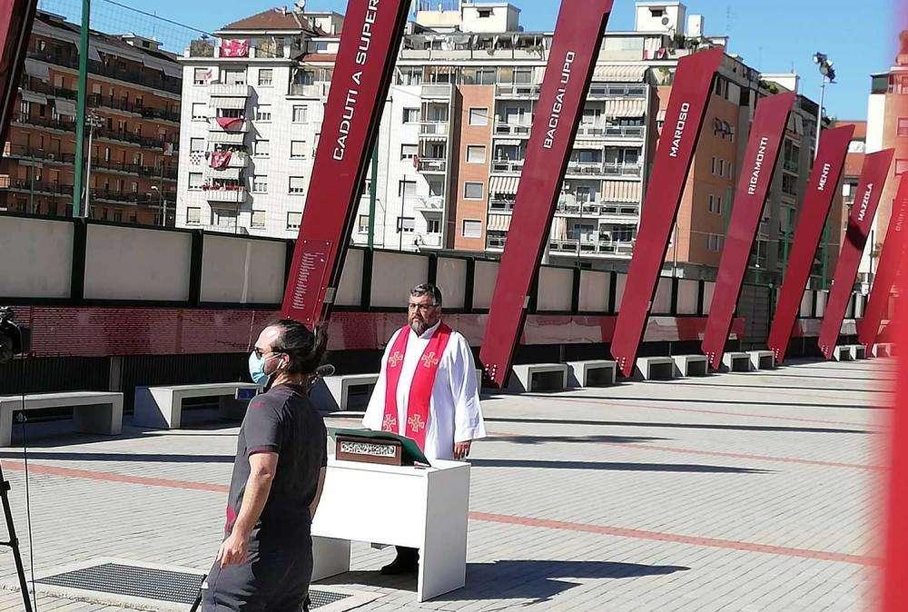 Don Robella al Filadelfia: "Siamo come il Grande Torino, rialziamoci"