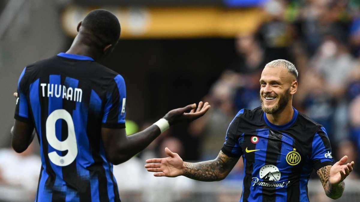 Serie A: Inter avanti sul Frosinone grazie a Dimarco 