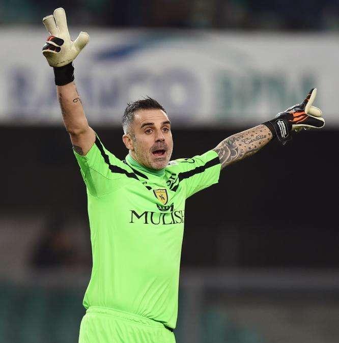 Due giocatori super nel Chievo che ha pareggiato a Bergamo. Sorrentino e Meggiorini 