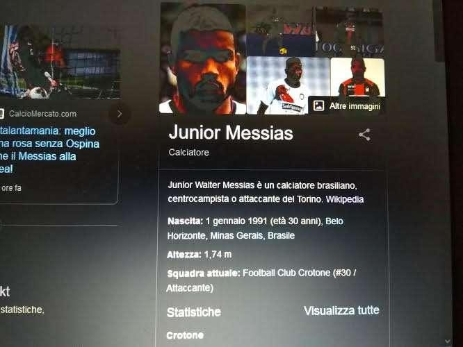 Wikipedia dà al 50% Messias al Torino: un indizio oppure una fake news?