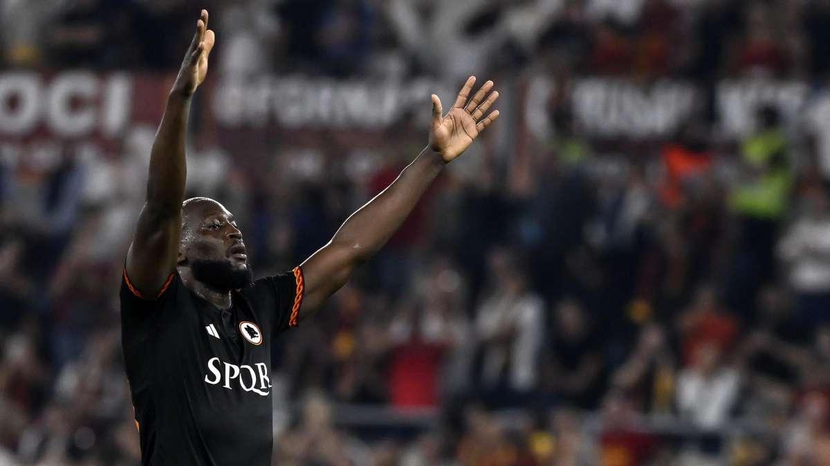 Serie A: Roma avanti sul Frosinone all'intervallo. Per ora decide Lukaku 