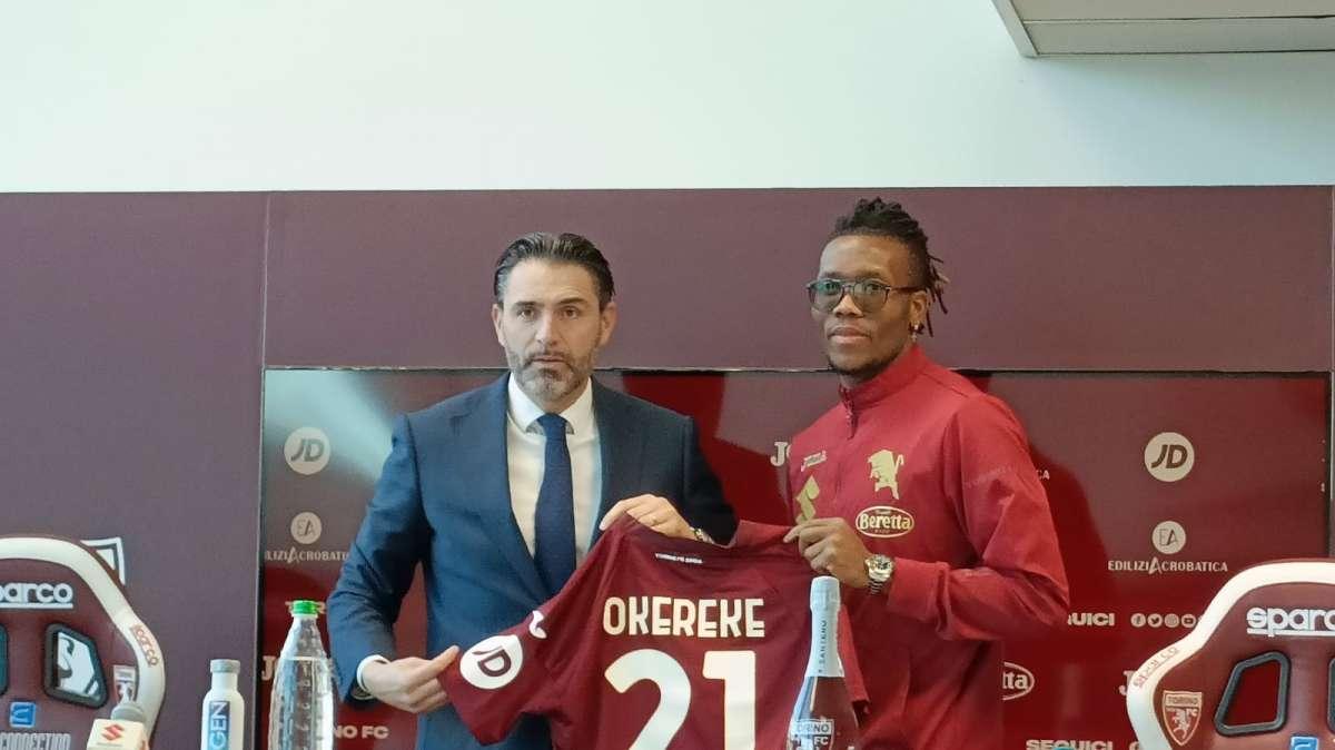 Okereke: "Ho passato un brutto periodo, ma adesso sto bene e voglio ripagare la fiducia del Torino”