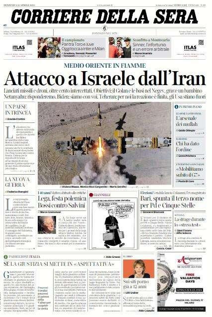 Il Corriere della Sera: "Pari tra Toro e Juve. Oggi tocca a Inter e Milan"