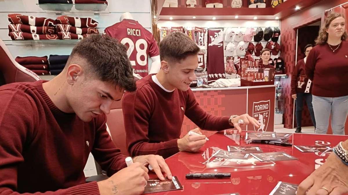 Torino Fc Store, oggi ospiti Ricci e Bellanova