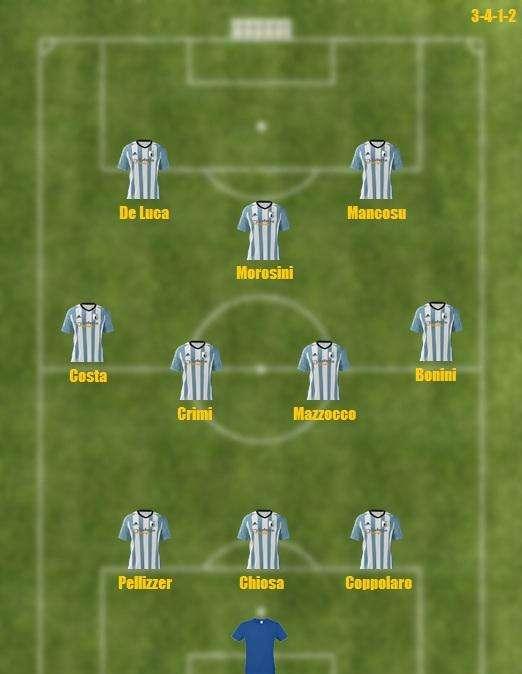Probabile formazione Entella - Tanti dubbi per la prima di Vivarini
