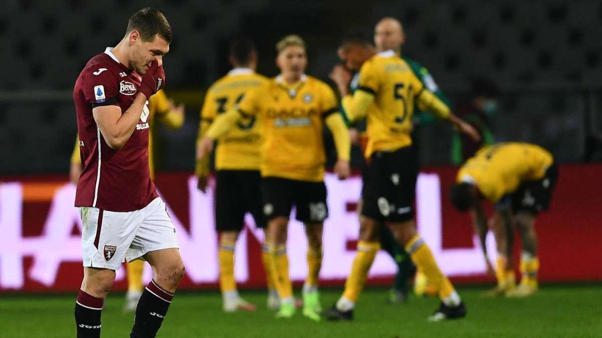 Le pagelle di Torino-Udinese: Belotti che fa 100 e Bonazzoli illudono, ma è ancora sconfitta. La difesa un disastro. Meïté che errore