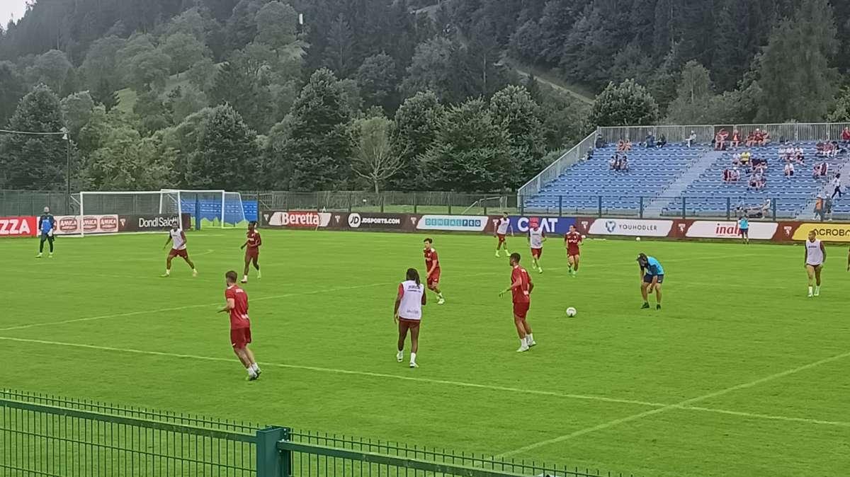 Il Torino a Pinzolo – Possesso nello stretto e partitella. Vanoli “Ritmo, tieni alto il ritmo …. la palla corre”