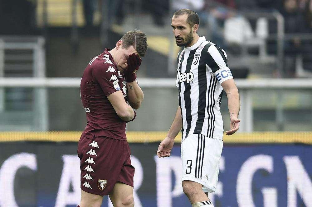 Niente prova tv per la manata di Chiellini a Belotti 