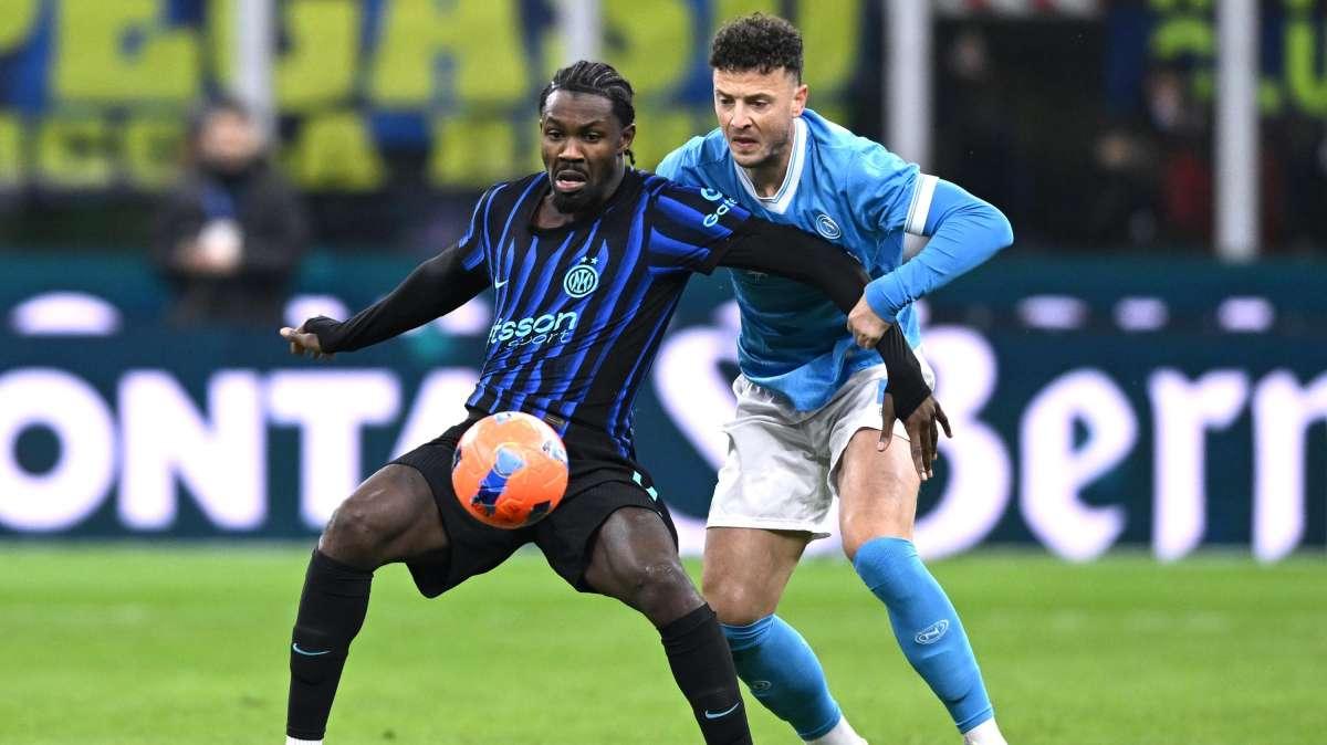 Serie A: parità tra Inter e Napoli all'intervallo. McTominay risponde a Dimarco