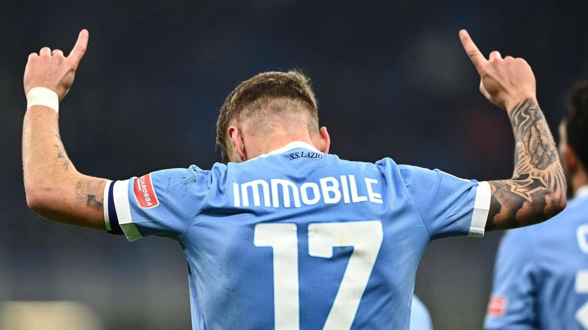 Serie A: Lazio avanti sul Bologna all'intervallo grazie ad un rigore di Immobile