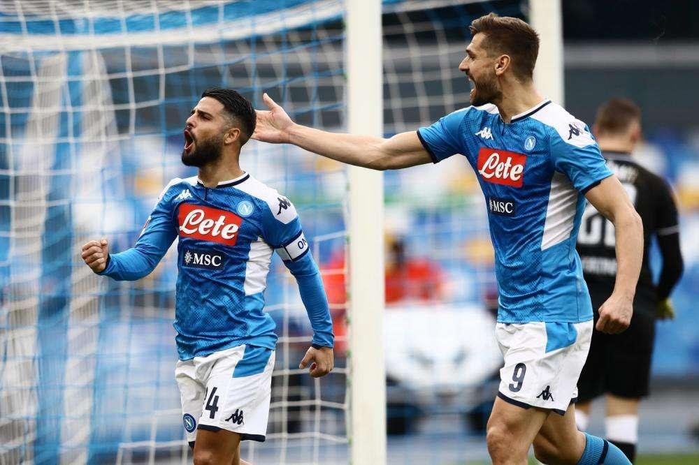 Coppa Italia - All'intervallo è avanti il Napoli, Immobile fallisce un penalty