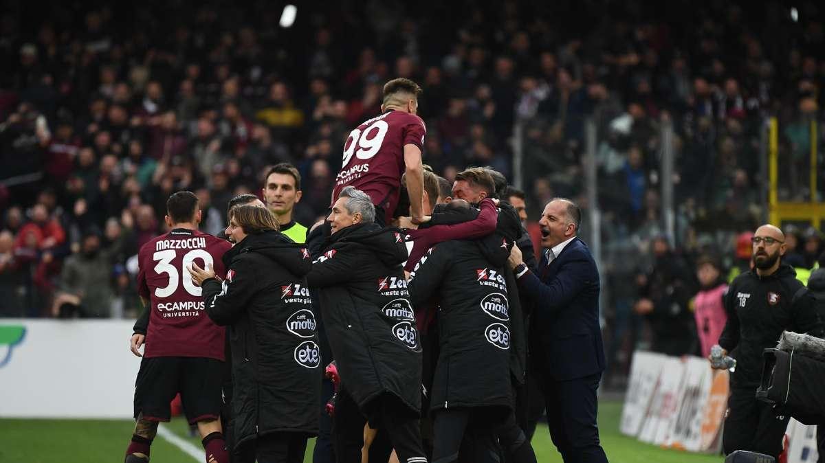 L'Inter non sa più vincere, 1-1 a Salerno 