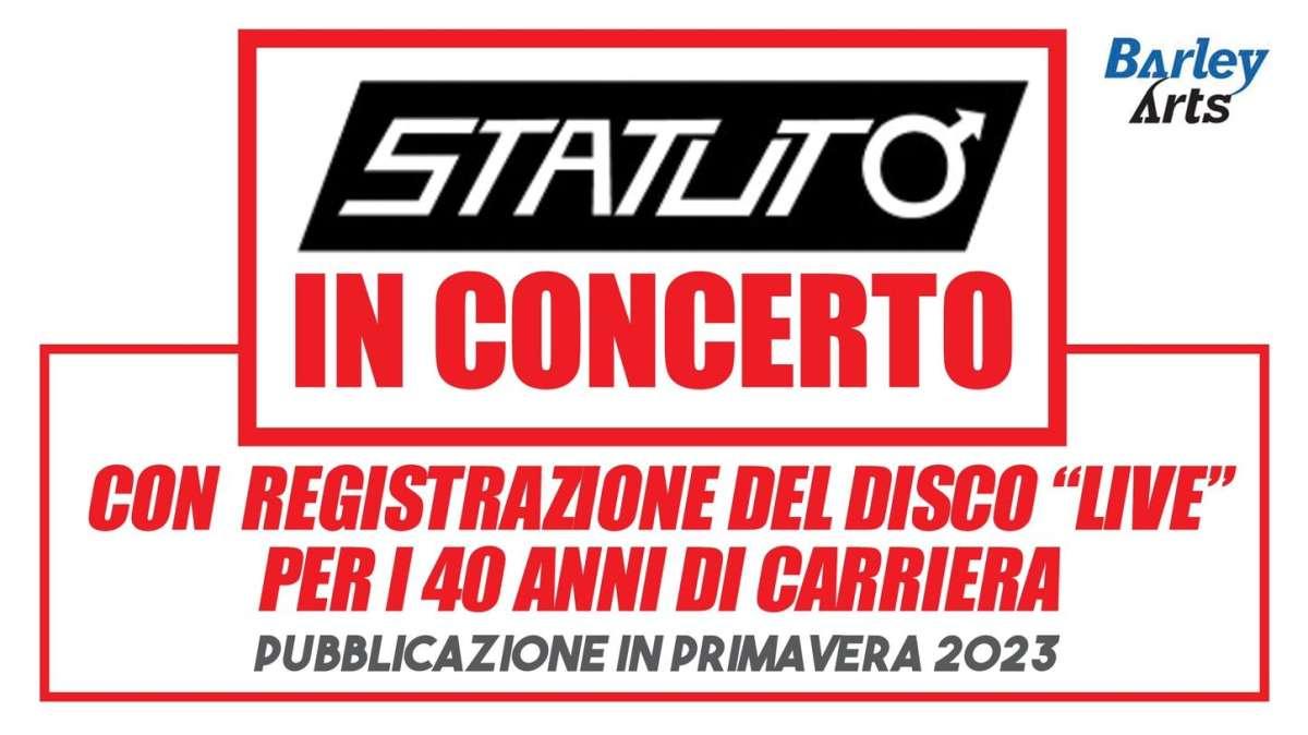 Concerto degli Statuto domani sera al Cap 10100