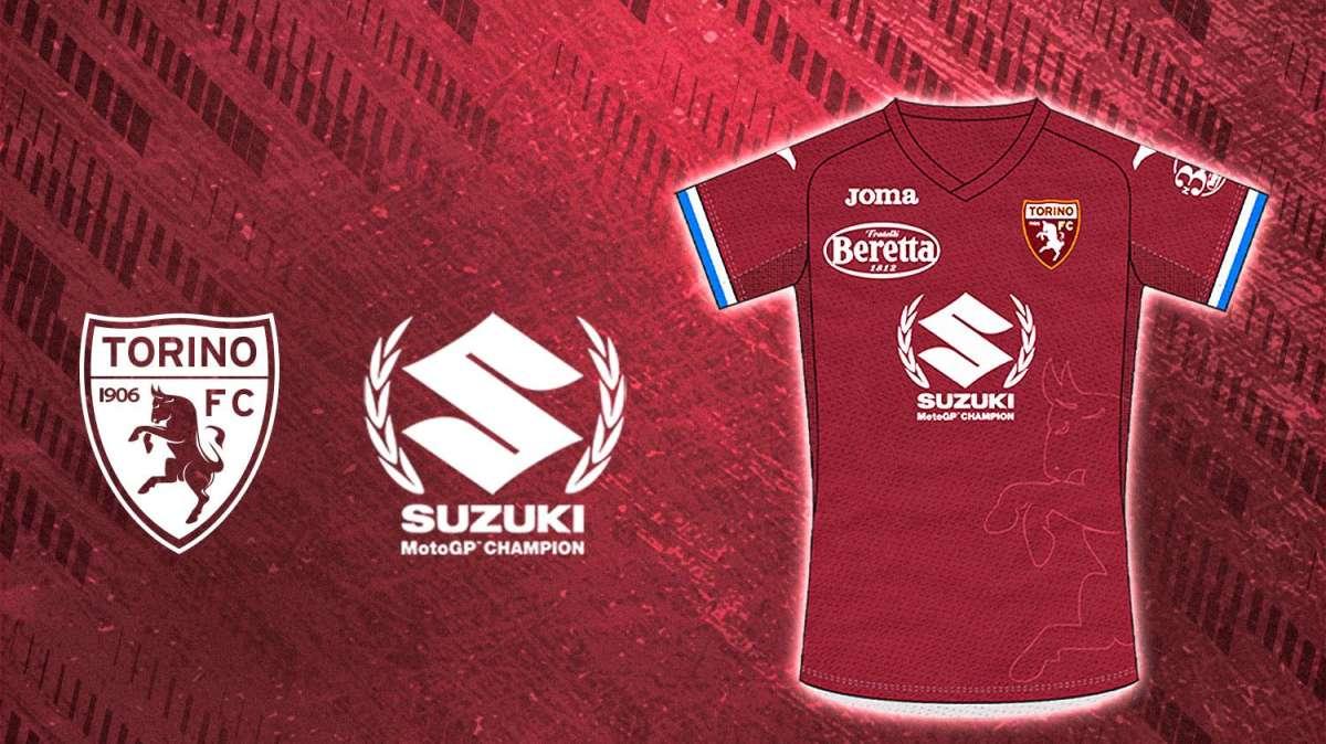 Torino, contro la Sampdoria maglia celebrativa per la vittoria Suzuki nel Motomondiale 