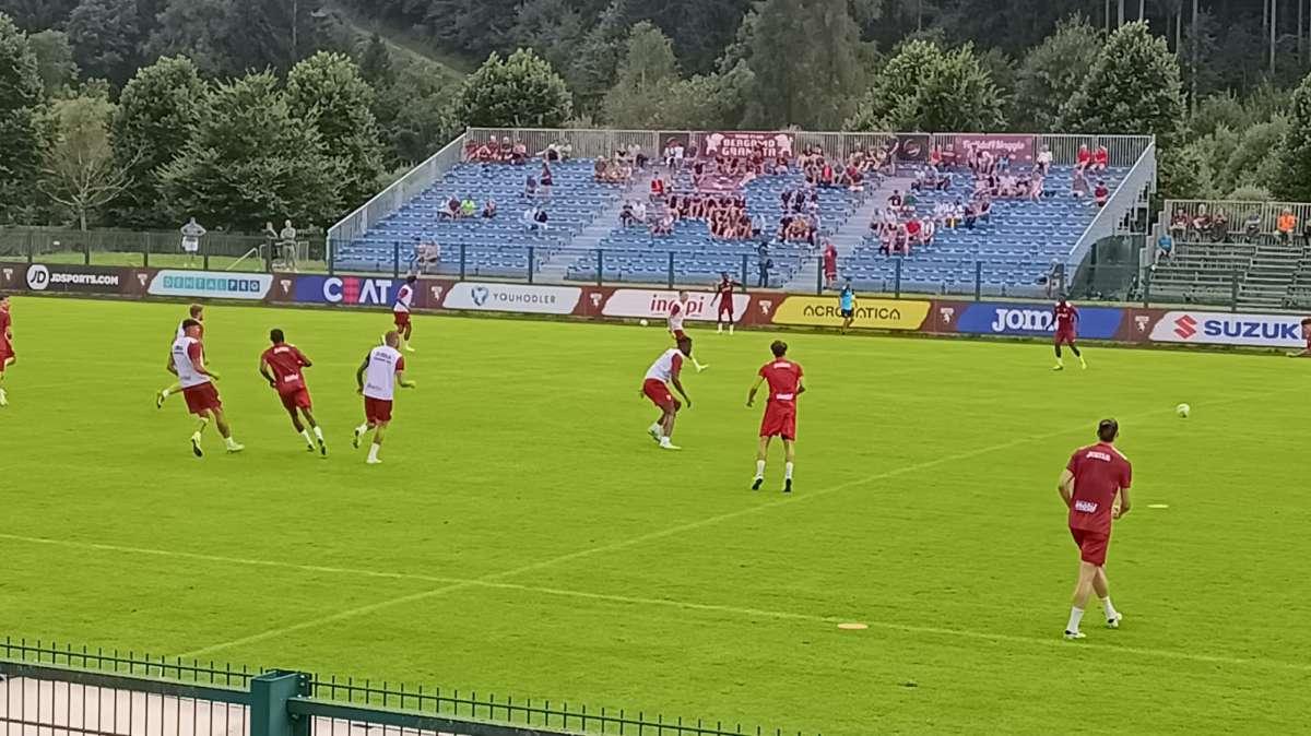 Il Torino a Pinzolo – Ad assistere all’allenamento Cairo, Vagnati e Moretti. Pellegri in gruppo. Vanoli: “Veloce, gioco veloce”
